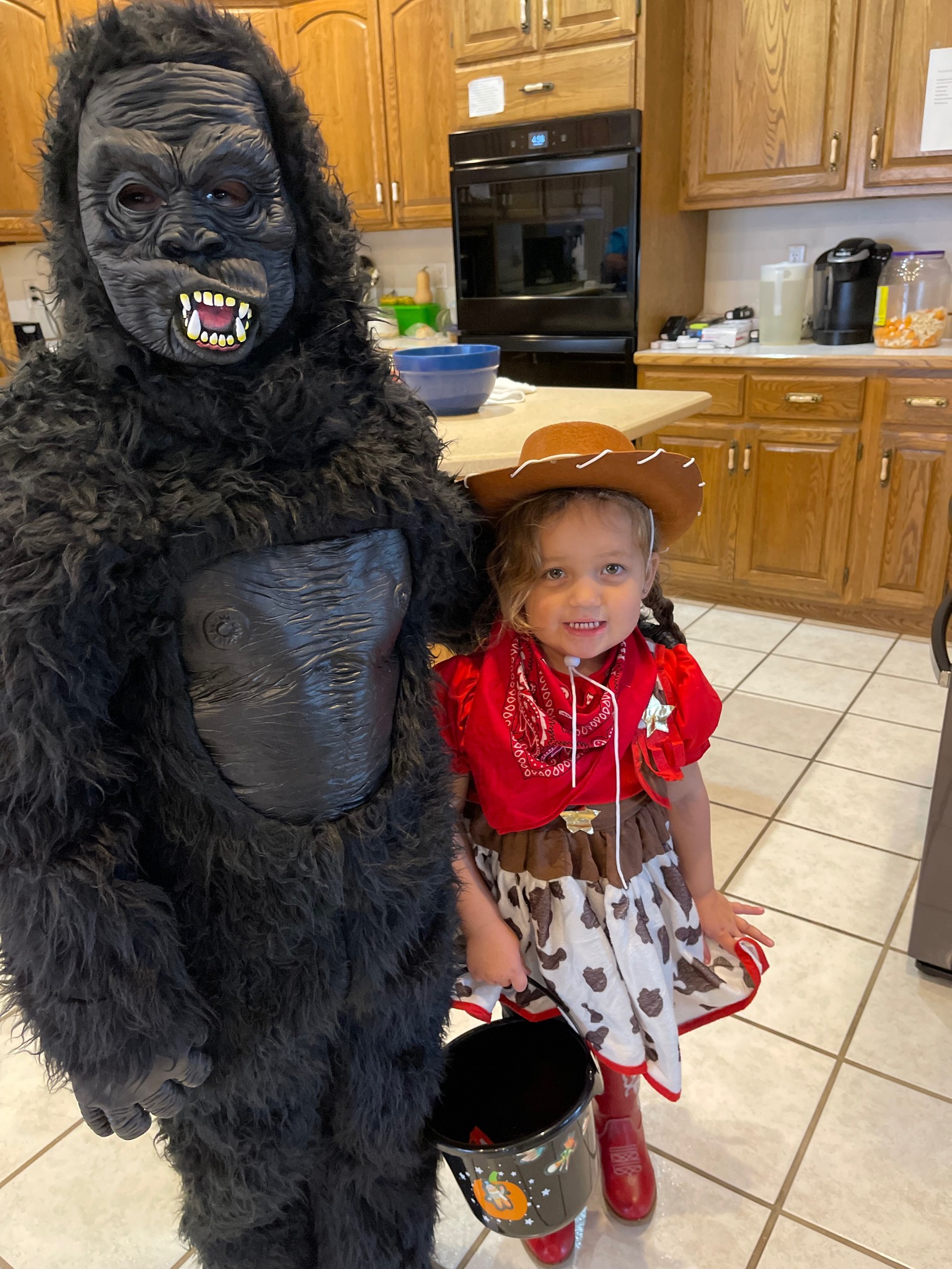 Dressed up for Halloween